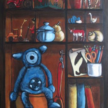 "Souvenirs". Acrylique sur toile. 50x70 cm.